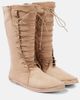 The Row The Row Tyler suede lace-up boots - 1