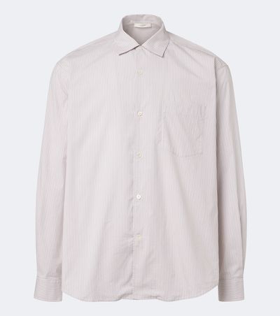 The Row The Row Vanja striped cotton shirt