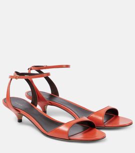The Row The Row Vika leather slingback sandals