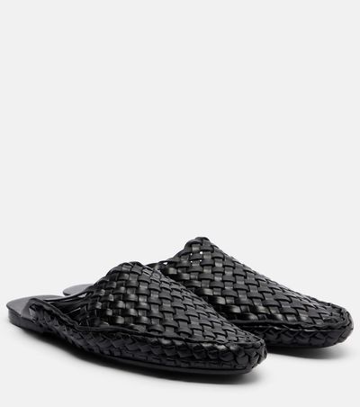 The Row The Row Woven leather mules