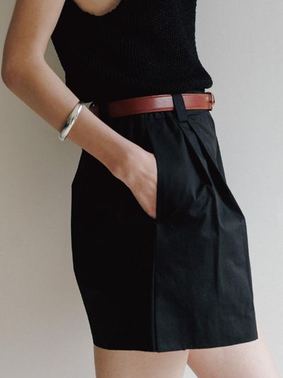 THE RYE Banding Half Shorts_Black