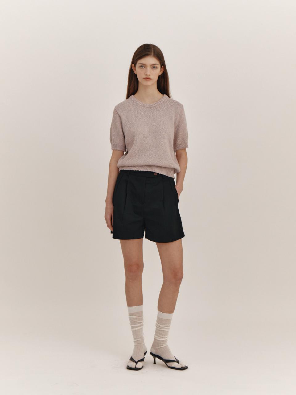 THE RYE Basic Cotton Shorts (Black)
