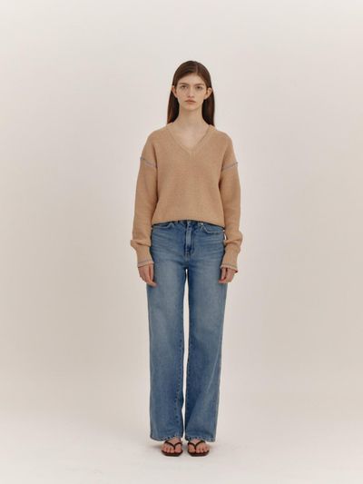THE RYE Blue Wide Denim