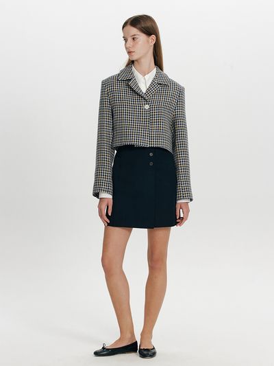 THE RYE Check Single Button Jacket _Check