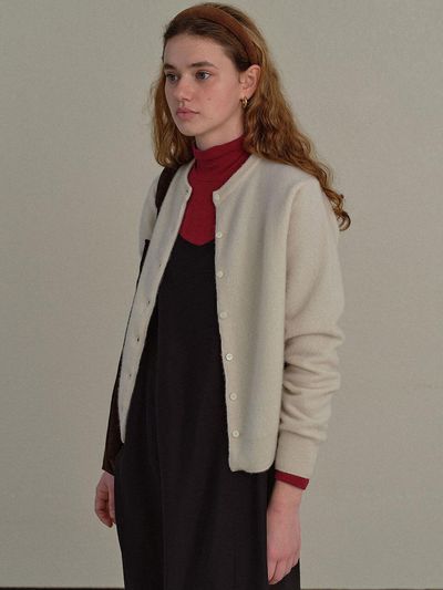 THE RYE Essential Knit Cardigan (Ivory)