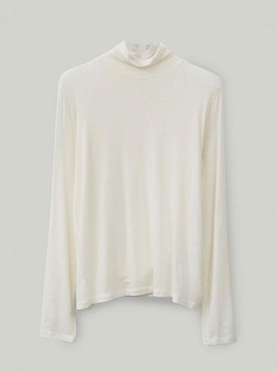 THE RYE French Turtleneck Top (Ivory)