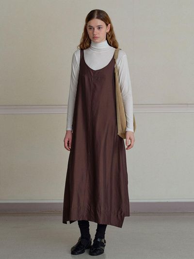 THE RYE Layered Dress (Brown)