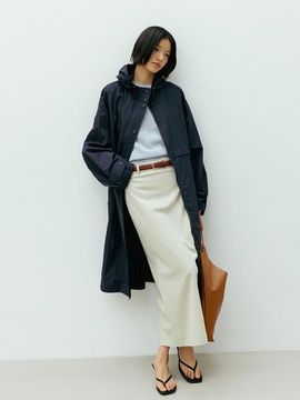 THE RYE Light Windbreaker Coat [Navy]