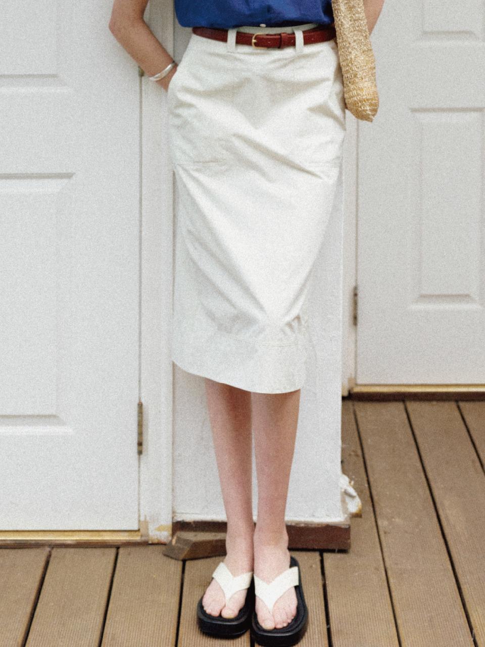 THE RYE Nylon Pocket Skirt