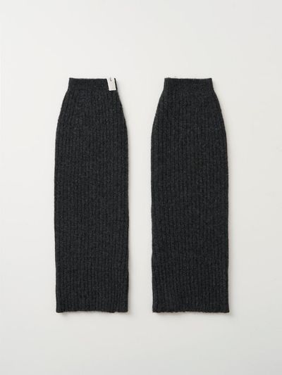 THE RYE Slit Leg Warmer (Charcoal)