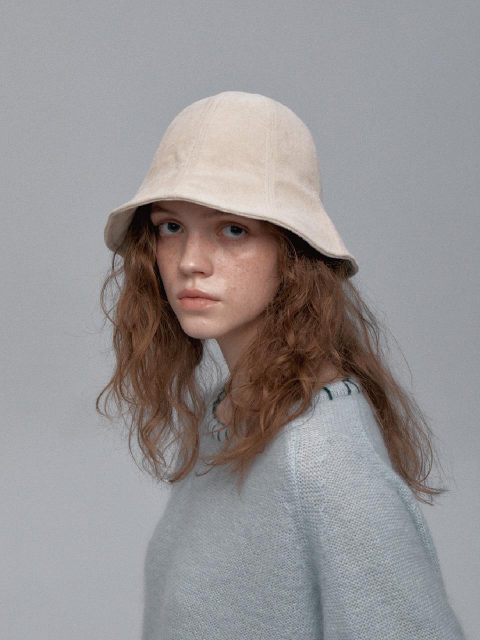 THE RYE Stitch Bucket hat (Light beige)