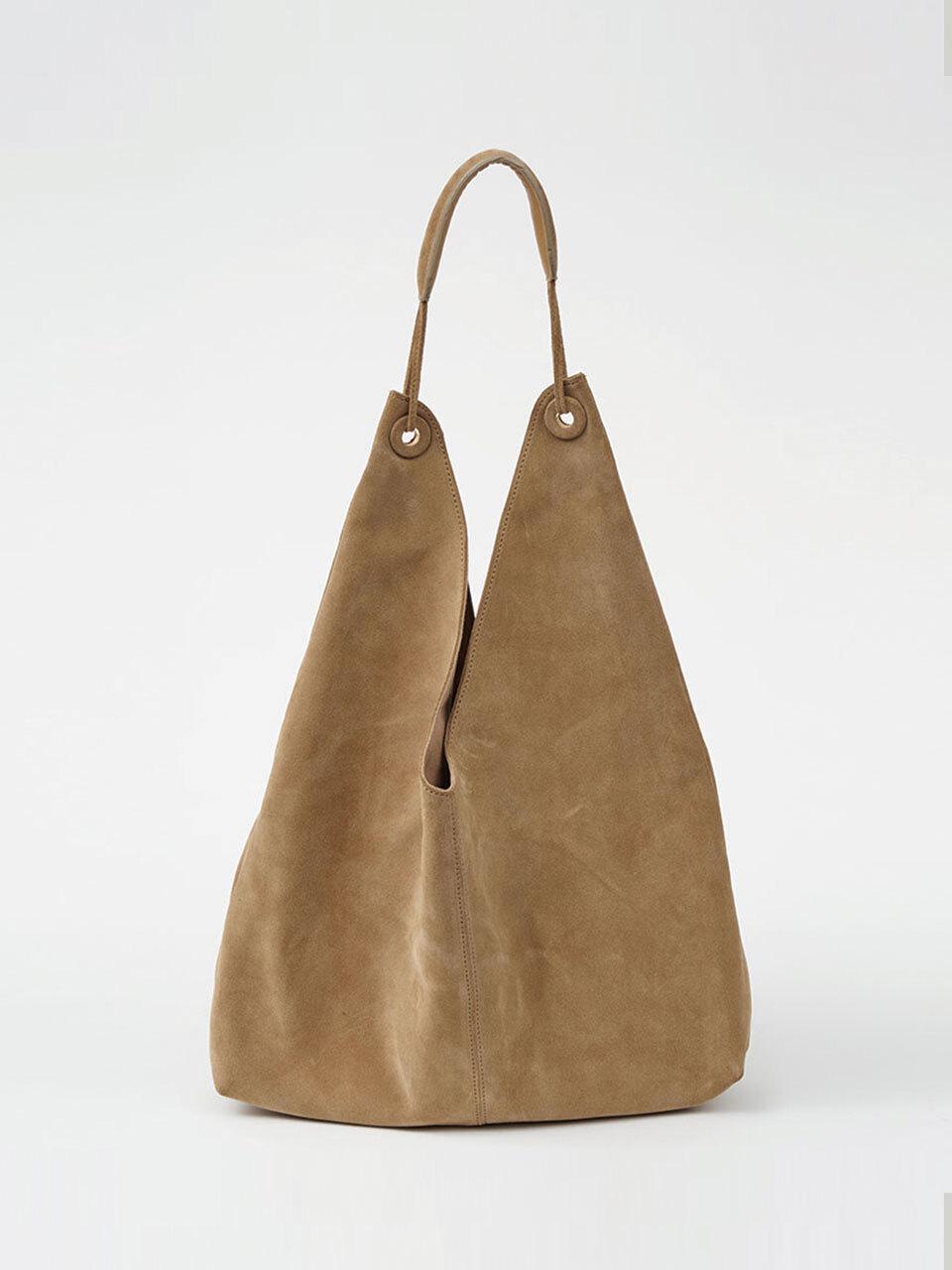 THE RYE Suede Hobo Bag (Beige)