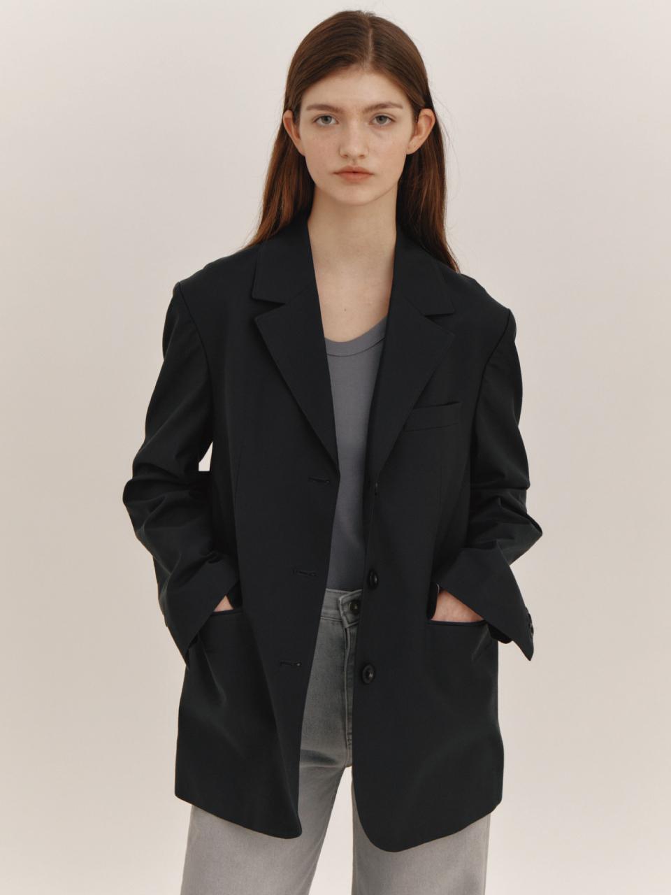 THE RYE Three Button Single Jacket (Navy)
