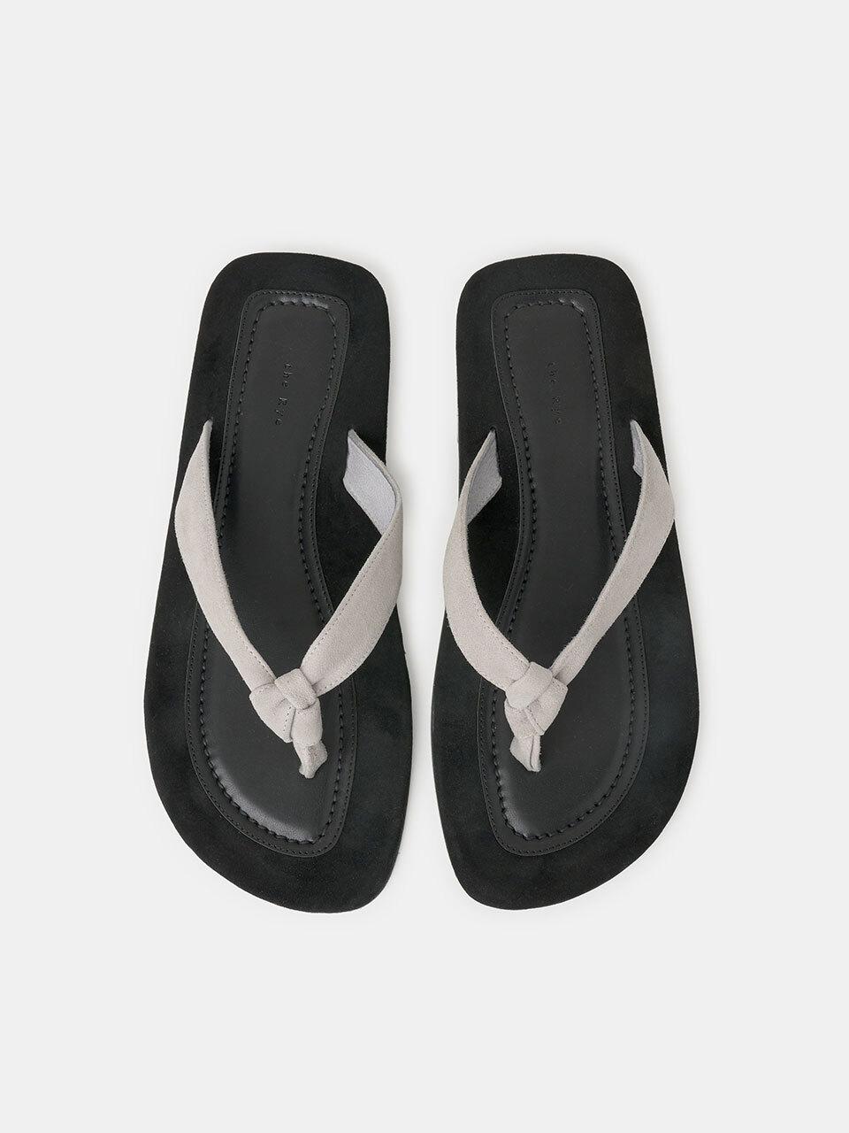 THE RYE Twist Flip-Flop [Light Grey]