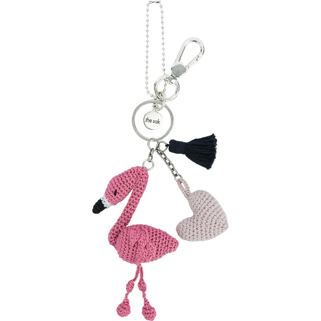 The Sak The Sak Yarnicharmz Hand Crochet Dangle - Flamingo 