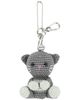 The Sak The Sak Yarnicharmz Hand Crochet Dangle - Grey Cat  - 1