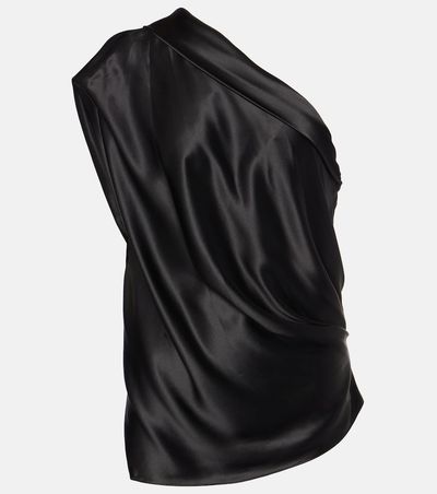 The Sei The Sei Asymmetric silk top