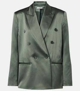 The Sei The Sei Double-breasted silk blazer