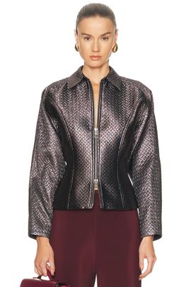 The Sei The Sei Double Zip Fitted Jacket