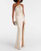 The Sei The Sei Halterneck silk satin gown - 2