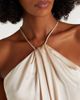 The Sei The Sei Halterneck silk satin gown - 4