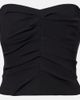 The Sei The Sei Ruched crÃªpe tube top - 1