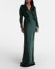 The Sei The Sei Silk satin wrap gown - 2