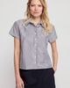 The Shirt by Rochelle Behrens The Shirt by Rochelle Behrens The Boxy Cropped Short Sleeve Shirt - 1