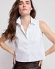 The Shirt by Rochelle Behrens The Shirt by Rochelle Behrens The Boxy Cropped Sleeveless Shirt - 1