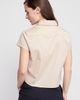 The Shirt by Rochelle Behrens The Shirt by Rochelle Behrens The Boxy Short Sleeve Cropped Shirt - 4
