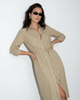The Shirt by Rochelle Behrens The Shirt by Rochelle Behrens The Long Sleeve Midi Dress - 3