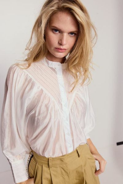 The Shirt by Rochelle Behrens The Shirt by Rochelle Behrens The Shiv Ruffled Shirt