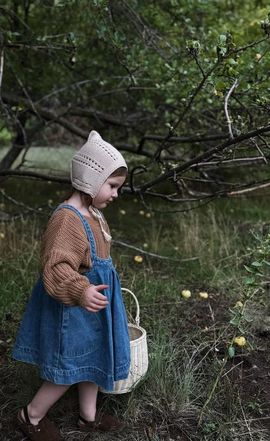 The Simple Folk The Simple Folk The Oversized Denim Pinafore Kids