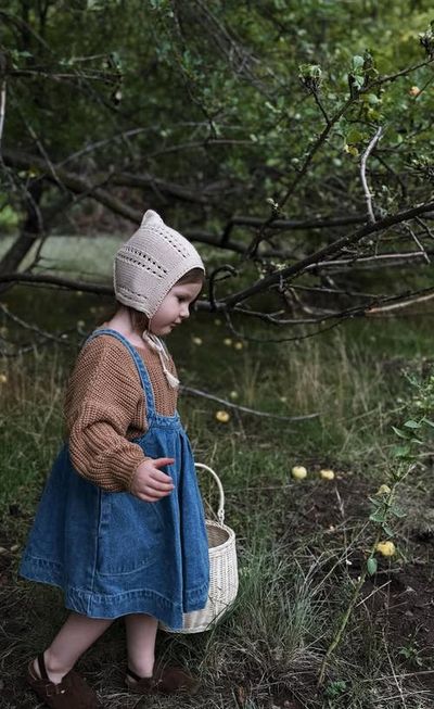 The Simple Folk The Simple Folk The Oversized Denim Pinafore Kids