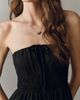 The Somerset Collection by Anthropologie By Anthropologie Somerset Linen Blend Strapless Midi Dress - 3