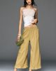 The Somerset Collection by Anthropologie Somerset 100% Linen Petticoat Crop Pants - 1
