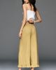 The Somerset Collection by Anthropologie Somerset 100% Linen Petticoat Crop Pants - 3