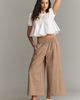 The Somerset Collection by Anthropologie Somerset Cotton-Linen Striped Pull-On Pants - 1