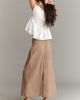The Somerset Collection by Anthropologie Somerset Cotton-Linen Striped Pull-On Pants - 3