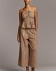 The Somerset Collection by Anthropologie Somerset Cotton-Linen Striped Pull-On Pants - 4