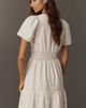 The Somerset Collection by Anthropologie Somerset Denim Mini Dress in Cross-Weave Cotton - 3