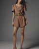 The Somerset Collection by Anthropologie Somerset Romper: Linen Edition - 1