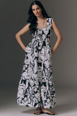 The Somerset Collection by Anthropologie Somerset Sleeveless Maxi Dress