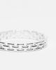 The Status Syndicate The Status Syndicate sterling silver chain link ring - 4