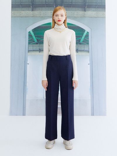 the studio K Necklace Turtleneck Top
