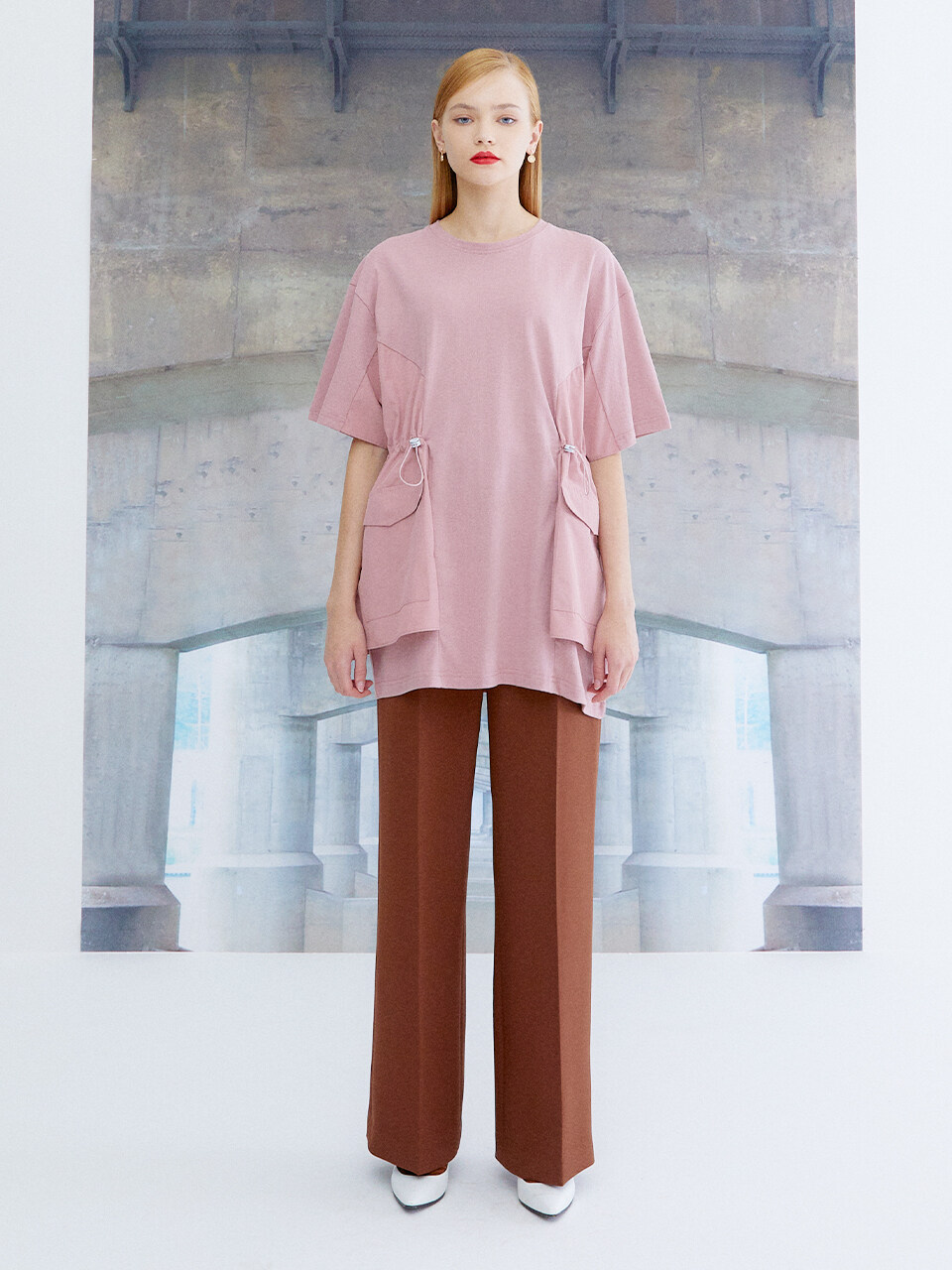 the studio K Oversized String Top_Pink