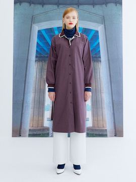 the studio K Pique Shirt Dress_Brown