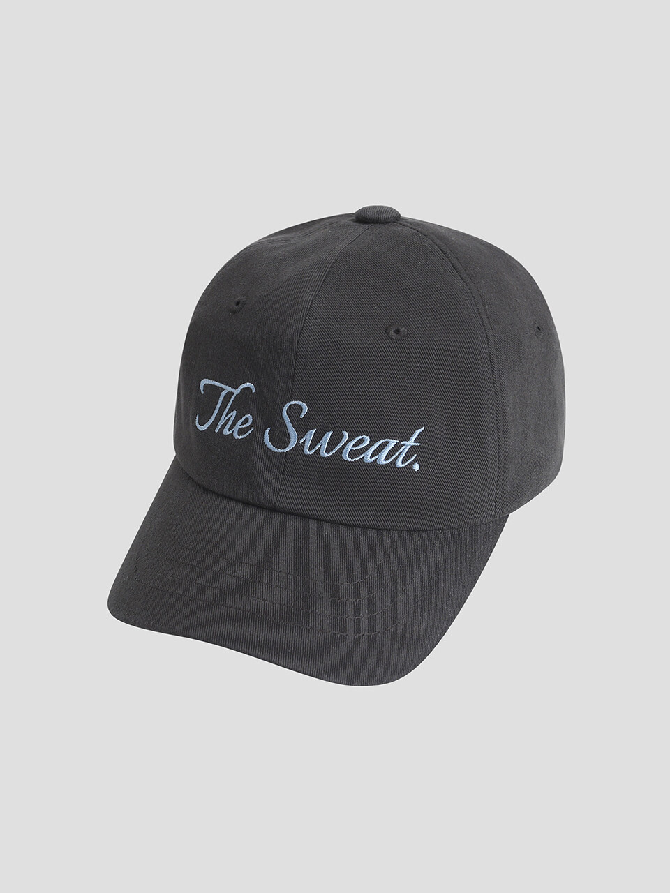 The Sweat. Cursive Logo Cap - CHARCOAL