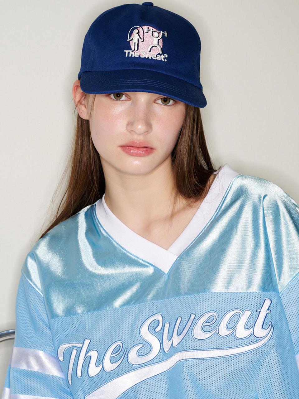 The Sweat. Workout Cap_Blue