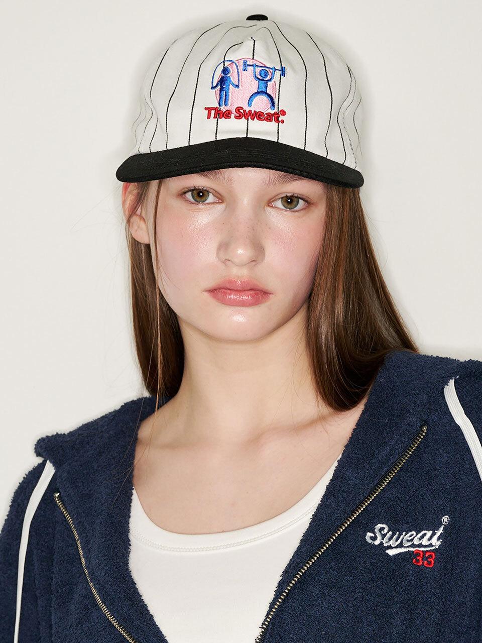 The Sweat. Workout Cap_Stripe